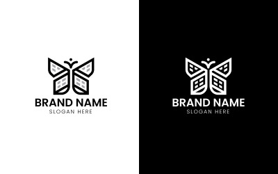 Butterfly building logo-885