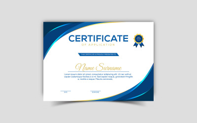 Luxury Certificate Design Vector Template Luxury Certificate Elegant Vector Template Premium