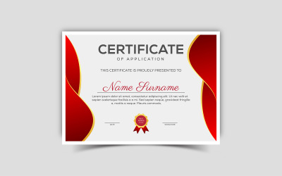 Premium certificaatontwerp Hoogwaardige vectorsjabloon voor onderscheidingen Elegant certificaatvectorontwerp