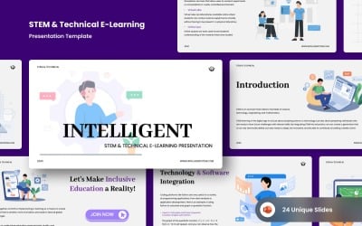 STEM and Technical E-Learning Presentation PowerPoint