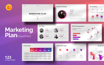 Strategický marketingový plán – šablona PowerPoint