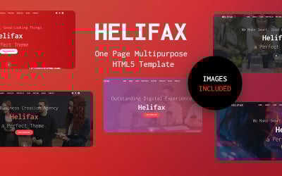 Agence Web Helifax - Modèle HTML5 polyvalent