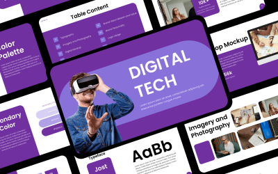 Agency Brand Identity Presentation Template powerpoint