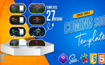 BUCT - Kommer snart Bootstrap HTML-webbplatsmall