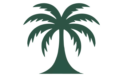 En logotypdesign med en stiliserad palmträd