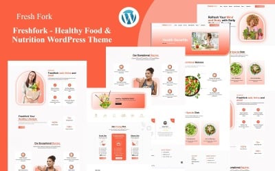 Fareshfork – тема WordPress про здорову їжу та харчування в ресторанах