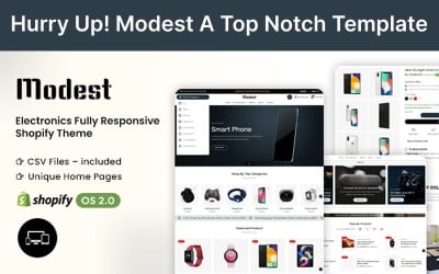 Modest - wielofunkcyjny motyw elektroniczny Shopify OS 2.0