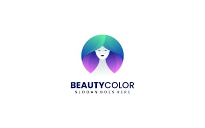 Beauty Color Gradient Colorful Logo