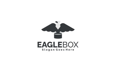 Eagle Box – Minimalistisches Vogel-Logo-Design