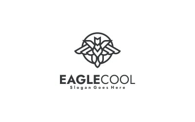 Eagle Cool - Minimalist Bird Logo Design