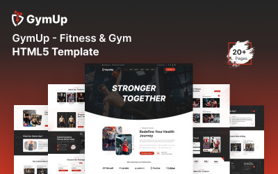 Gymup - Fitness- en sportschool HTML5-sjabloon