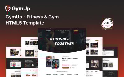 Gymup - Modello HTML5 per fitness e palestra