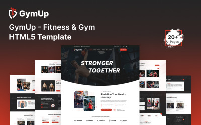 Gymup - Modelo HTML5 de Fitness e Academia