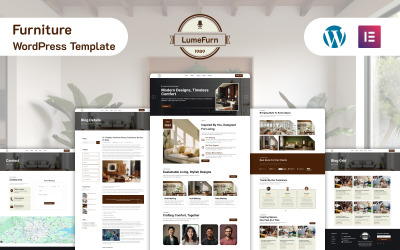 LumeFurn – Modernes und minimalistisches Möbel-WordPress-Theme