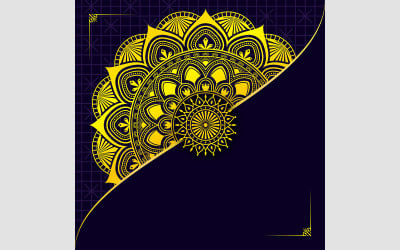 Luxe Mandala Islamitische Vector Achtergrond – Perfect voor Religieuze en Culturele Vieringen