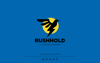 Silhouette Bird Logo Design 47
