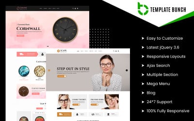Watch with Goggles – Responsives Prestashop-Theme für E-Commerce