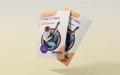 Indie Chill Music Event Flyer Template
