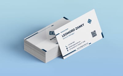 Modern Minimalist Business Card Template 217
