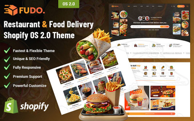 Fudo - 餐厅和食品配送 Shopify OS 2.0 主题