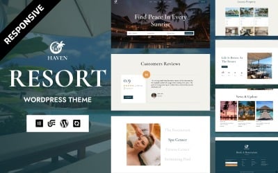 Haven - Wellness Resort & Retreat Center WordPress Elementor Theme