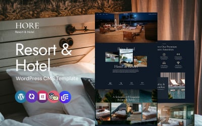 Hore - Elegante tema multipropósito de WordPress para Elementor, ideal para resorts y hoteles