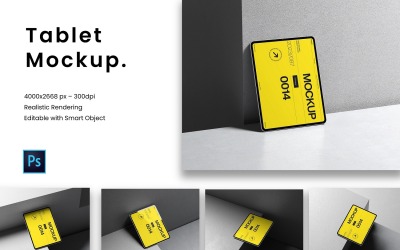 Set di mockup di dispositivi tablet minimali