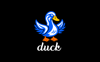 Creative Duck Logo Design Template