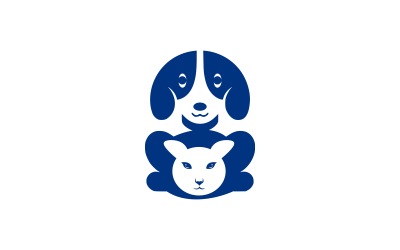 Cute Puppy Logo Design Template