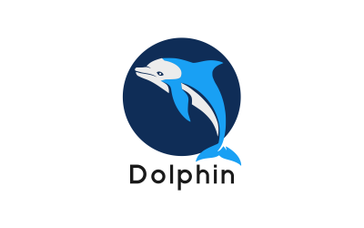 Dolphin Custom Design Logo
