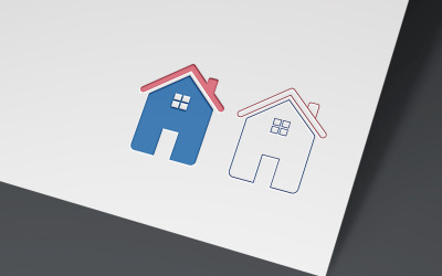 Plantilla de concepto de diseño de logotipo inmobiliario