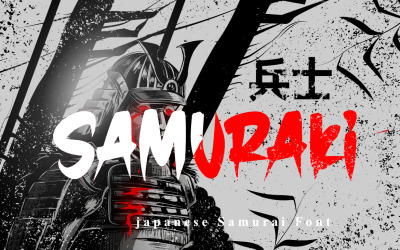 Samuraki 日本武士字体