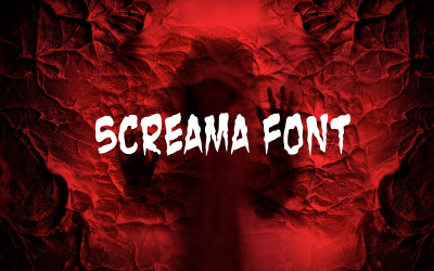 Screama font-Regular-063-25