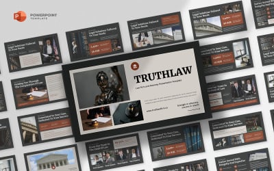 Truthlaw - Szablon programu PowerPoint dla kancelarii prawnej