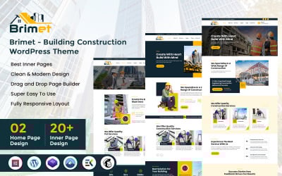 Brimet - Строительная тема WordPress