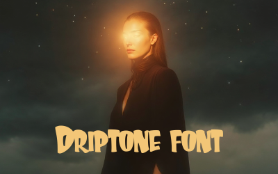 Driptone font-Regular-070-25