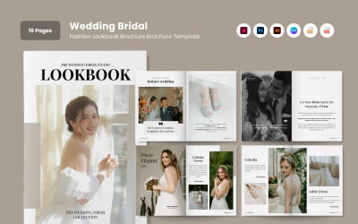 Elegant Fashion Bridal Lookbook Brochure