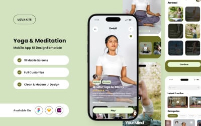 Lunara – Mall för design av yoga- och meditationsappar