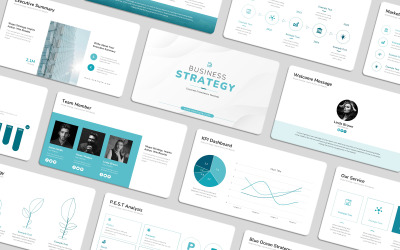 Strategix – Modelo de PowerPoint de Estratégia de Negócios