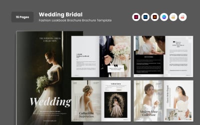 Wedding Bridal Fashion Lookbook Brochure