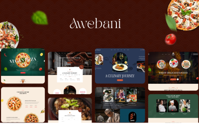 Ap Awebaninew - Šablona Shopify pro restaurace