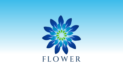 Atttractive 花卉设计标志模板