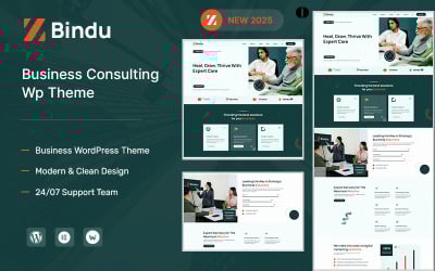 Bindu – Business Corporate &amp;amp; Advisor WordPress Theme