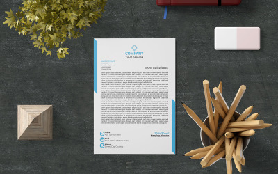 Creative Letterhead Template Design (287)