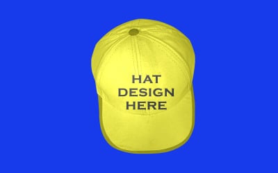 Hat  Mockup PSD Template Design 8