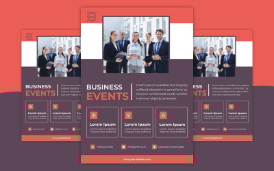 Minimalist Business Flyer Template – Clean Layout, Print Ready, Fully Customizable