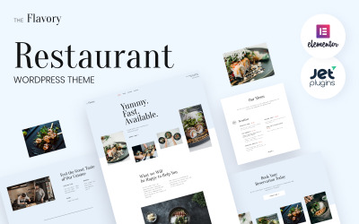 Flavory - Restoran ve Kafe WordPress Teması