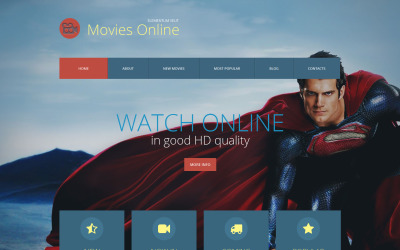 Movie Responsive WordPress Theme Tema WordPress №52065
