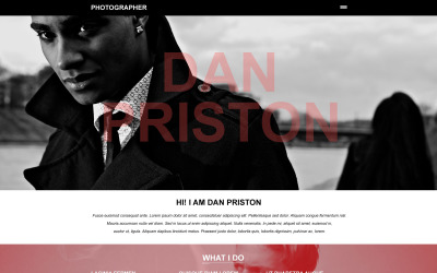 Photographer Portfolio Muse Template Muse-mall #52009