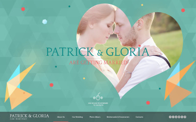 Plantilla Web #52073 para Sitio de Álbumes de bodas